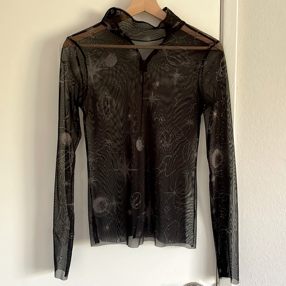 Zara Mesh Top